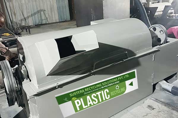 Plastic scrap Dust remover machine with dust collector machine